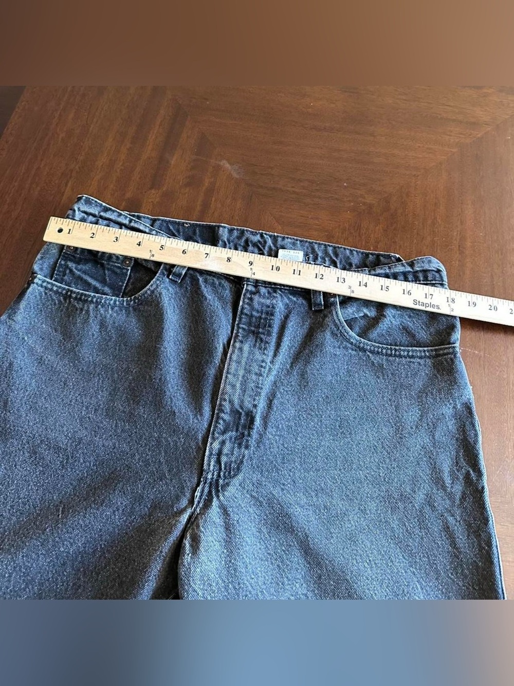 Vintage 90s Levi’s 550 Black Wash Jeans USA Made Men’s 36x32 - Picture 5 of 8